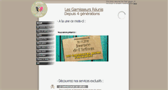 Desktop Screenshot of lesgarnisseursreunis.be