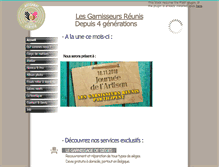 Tablet Screenshot of lesgarnisseursreunis.be